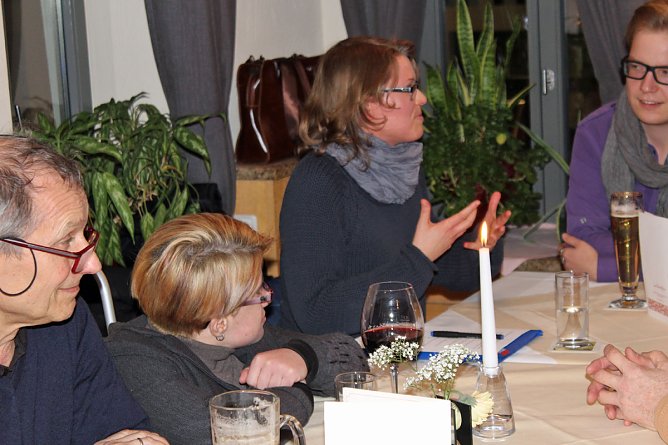 SPD-Stammtisch im Zeichen der Asylpolitik (Foto: Karl-Heinz Herrmann)