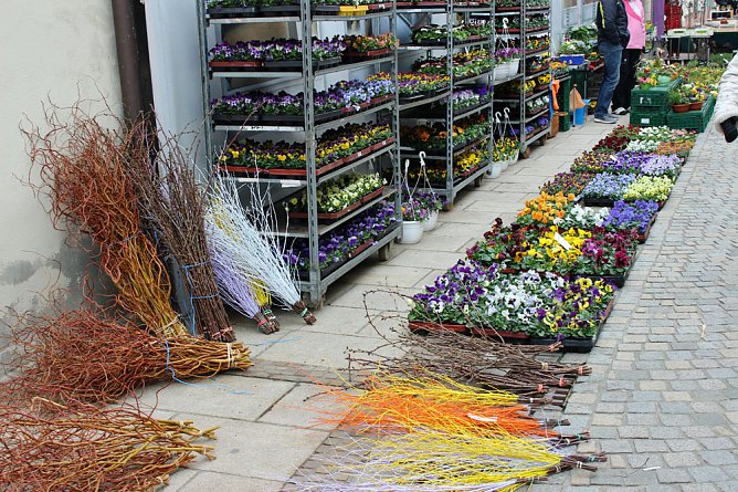 Ostermarkt mit Weihnachtswetter? (Foto: Karl-Heinz Herrmann)