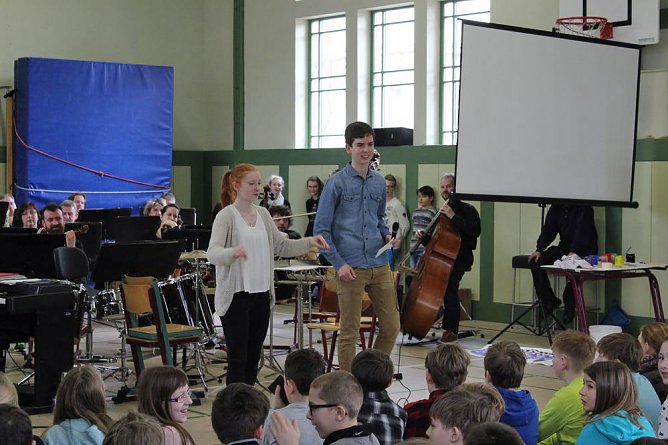 Musik kam in die Schule (Foto: Karl-Heinz Herrmann)