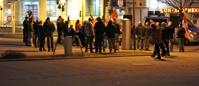 Wenig Resonanz bei Demo (Foto: Karl-Heinz Herrmann)