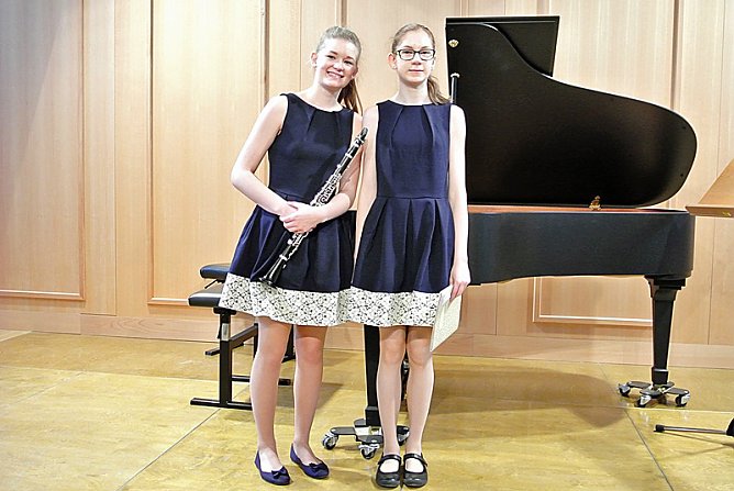Zwei Duos erfolgreich bei Jugend musiziert (Foto: Landratsamt Kyffh&auml;userkreis)