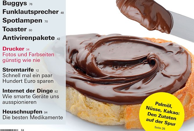 Cover test (Foto: Stiftung Warentest)