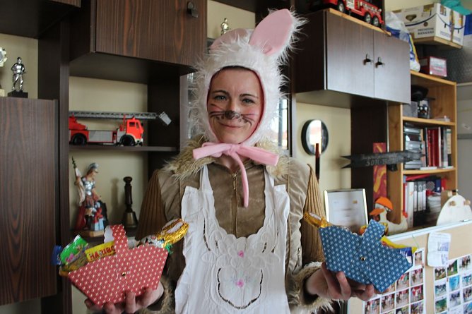 Osterhase bei FFW Sondershausen-Mitte (Foto: Karl-Heinz Herrmann)