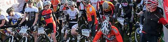 Mountainbiker beim Kyffh&auml;userberglauf (Foto: Karl-Heinz Herrmann)