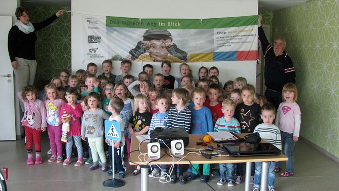 Verkehrssicherheitstag der Kita Bummi Artern (Foto: Bernd M&uuml;ller)