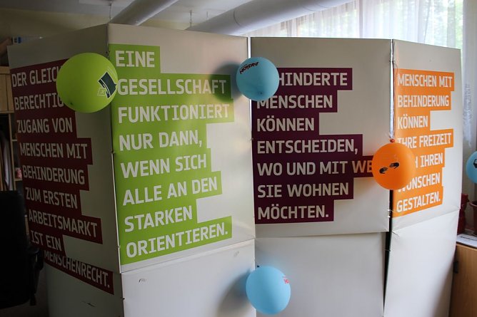 Aktionstag der "Aktion Mensch" in Sondershausen (Foto: Karl-Heinz Herrmann)