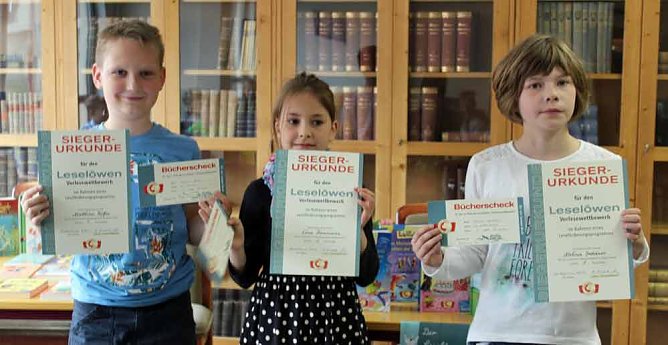 Lesel&ouml;wen der Grundschulen (Foto: Karl-Heinz Herrmann)