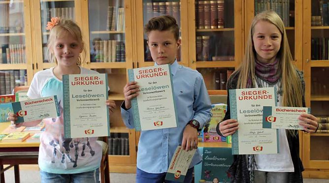 Lesel&ouml;wen der Grundschulen (Foto: Karl-Heinz Herrmann)