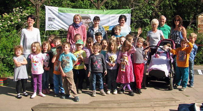 Verkehrssicherheitstag im Kinderhaus Regenbogen Artern (Foto: Bernd M&uuml;ller)