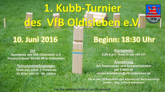 Wikingerschach geplant (Foto: VfB Oldisleben) Wikingerschach geplant (Foto: VfB Oldisleben)