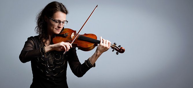 Cr&egrave;me de la Cr&egrave;me auf der Geige (Foto: Privat)