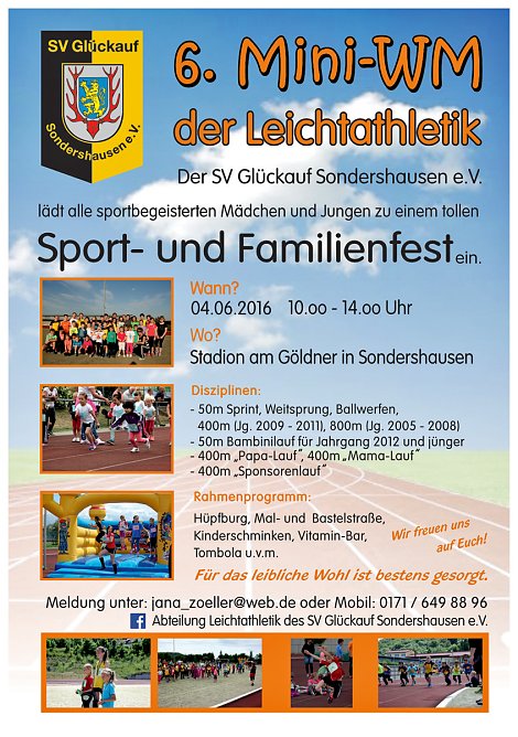6. Mini-WM der Leichtathletik (Foto: Sv Gl&uuml;ckauf Sondershausen)