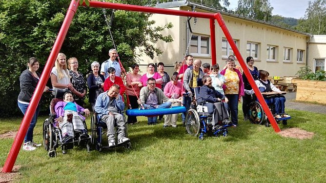 Überraschung für Kita im Borntal (Foto: Kuratorium Aktion für Behinderte) Überraschung für Kita im Borntal (Foto: Kuratorium Aktion für Behinderte)