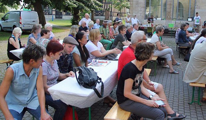 Sommerfest der Volkshochschule (VHS) als Jahresabschluss (Foto: Landratsamt Kyffh&auml;userkreis)