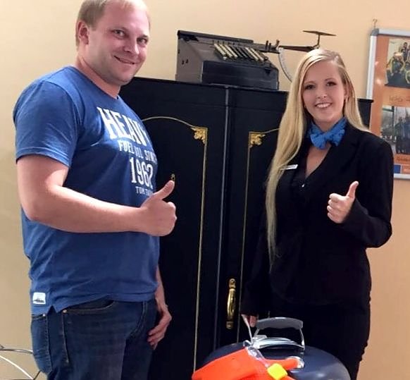 Kugelgrill gewonnen (Foto: Nordth&uuml;ringer Volksbank)