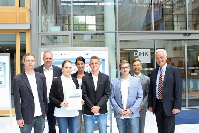 Bestenehrung f&uuml;r WAGO Energie-Scouts (Foto: WAGO)