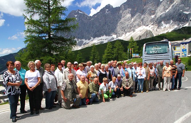 Der Dachsteingletscher war das Ziel (Foto: G&uuml;nter Herting)
