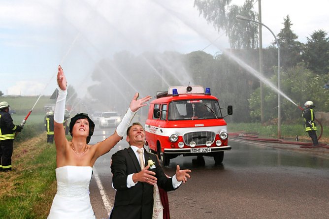 Wassergasse mit 10 Strahlrohren (Foto: Günter Herting) Wassergasse mit 10 Strahlrohren (Foto: Günter Herting)