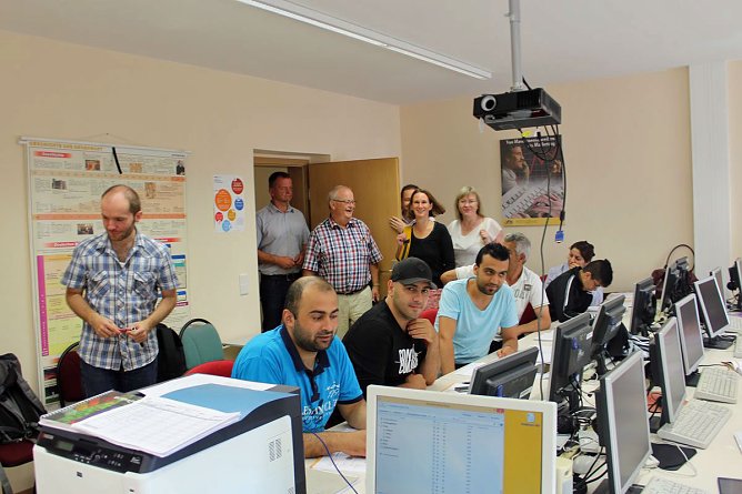 Beauftragte informierte sich vor Ort (Foto: Karl-Heinz Herrmann)