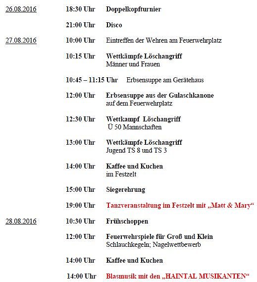 Feuerwehrfest in Seehausen (Foto: FFW Seehausen) Feuerwehrfest in Seehausen (Foto: FFW Seehausen)