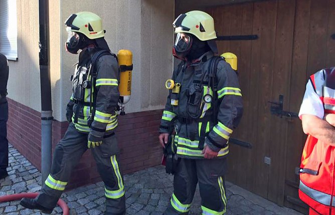 Brand in Artern (Foto: Privat) Brand in Artern (Foto: Privat)