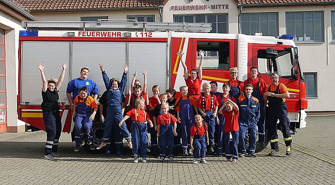 Offene Tür bei der Feuerwehr Mitte (Foto: Privat) Offene Tür bei der Feuerwehr Mitte (Foto: Privat)