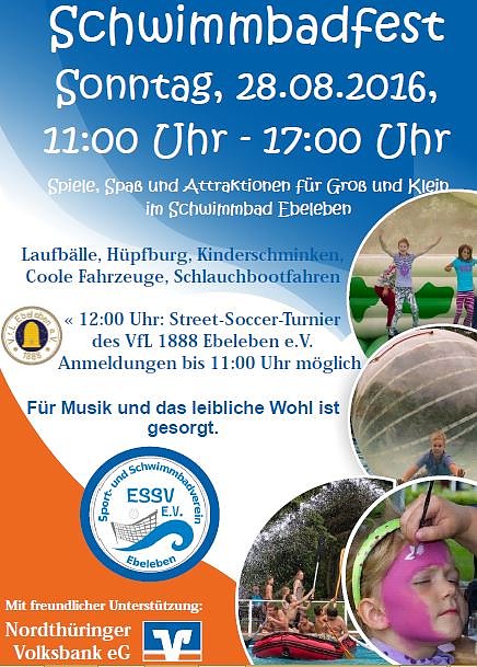 Schwimmbadfest in Ebeleben (Foto: Stadt Ebeleben)