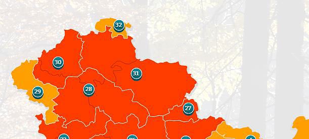 Waldbrandgefahrenstufe 4 (Foto: Thüringen Forst) Waldbrandgefahrenstufe 4 (Foto: Thüringen Forst)