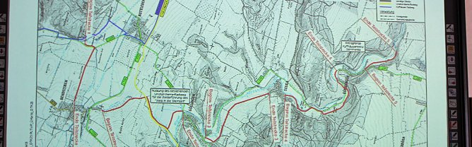 Radweg in die Steinzeit in der Planungsphase (Foto: Karl-Heinz Herrmann)