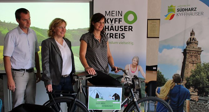 Radweg in die Steinzeit in der Planungsphase (Foto: Karl-Heinz Herrmann)