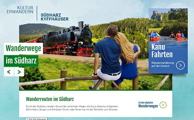 Screenshot Wanderportal (Foto: Privat) Screenshot Wanderportal (Foto: Privat)