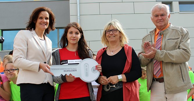 Erweiterungsbau &uuml;bergeben (Foto: Karl-Heinz Herrmann)