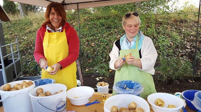 Kartoffelmarkt 2016 in Rockensu&szlig;ra (Foto: Esther Richter)