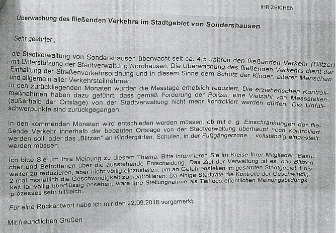  Aus dem Stadtrat von Sondershausen (2) (Foto: Privat)