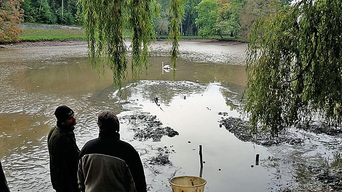 M&uuml;llabladeplatz Schlosspark? (Foto: Karl-Heinz Herrmann)