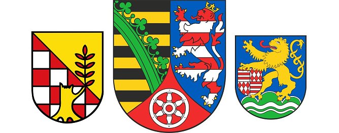 Wappen von Nordhausen, S&ouml;mmerda und dem Kyffh&auml;userkreis (Foto: Wikipedia)