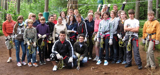 Interkulturell auf der Feuerkuppe (Foto: Autorin) Interkulturell auf der Feuerkuppe (Foto: Autorin)