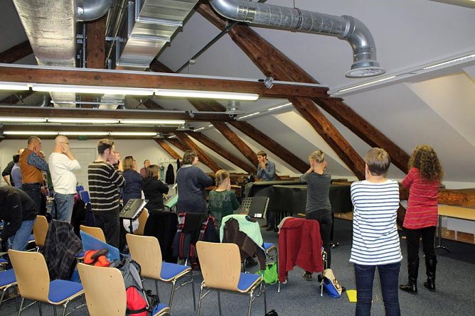 Für Chorfest wird geprobt (Foto: Karl-Heinz Herrmann) Für Chorfest wird geprobt (Foto: Karl-Heinz Herrmann)