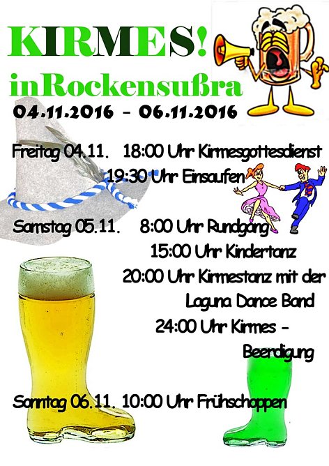 Kirmes in Rockensußra (Foto: Privat) Kirmes in Rockensußra (Foto: Privat)