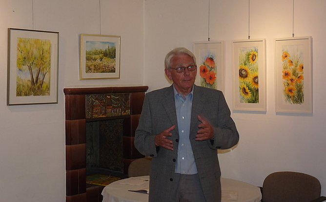 Maler Uwe G&uuml;nther (Foto: Karl-Heinz Herrmann)