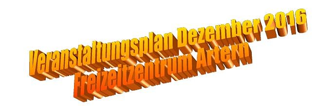 Weihnachtsmarkt und Monatsprogramm (Foto: Freizeizentrum Artern) Weihnachtsmarkt und Monatsprogramm (Foto: Freizeizentrum Artern)