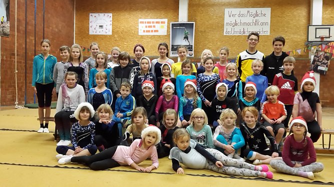 18. Weihnachtsturnen zum 3. Advent (Foto: SV Gl&uuml;ckauf Sondershausen)