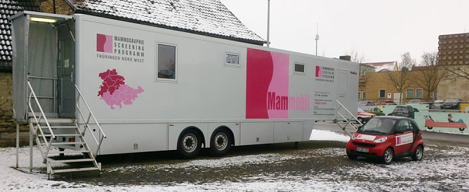 Mit MAMMOBIL in Artern (Foto: Landratsamt Kyffh&auml;userkreis)