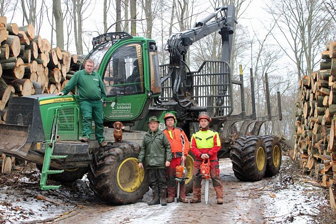 Holzernte in Seega (Foto: Karl-Heinz Herrmann) Holzernte in Seega (Foto: Karl-Heinz Herrmann)