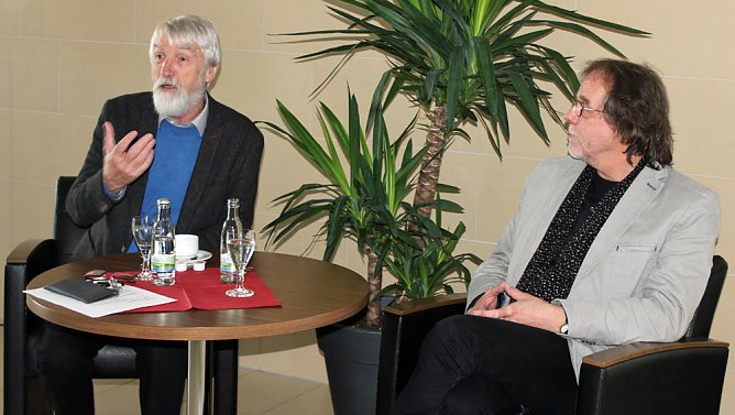 Nordh&auml;user Maler im Kulturcaf&eacute; (Foto: Karl-Heinz Herrmann)