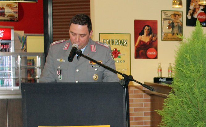 Mit dem "Mammut zum Neujahrsempfang (Foto: Karl-Heinz Herrmann) Mit dem "Mammut zum Neujahrsempfang (Foto: Karl-Heinz Herrmann)