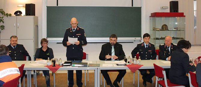 Jahreshauptversammlung bei der FFW Mitte (Foto: Karl-Heinz Herrmann)
