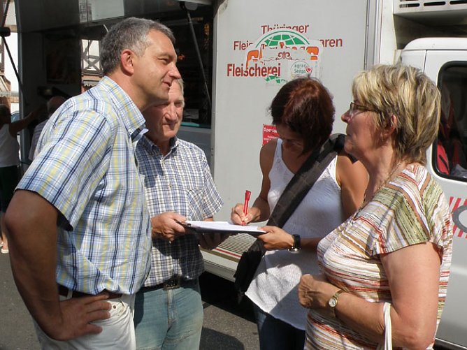 Steffen Lemme in Roßleben (Foto: SPD Roßleben) Steffen Lemme in Roßleben (Foto: SPD Roßleben)