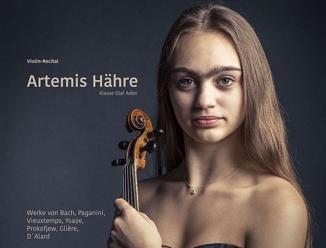 iolin-Recital  mit Weimarer Musiksch&uuml;lerin  Artemis-Emmanuela H&auml;hre (Foto: Grit K&ouml;nig)