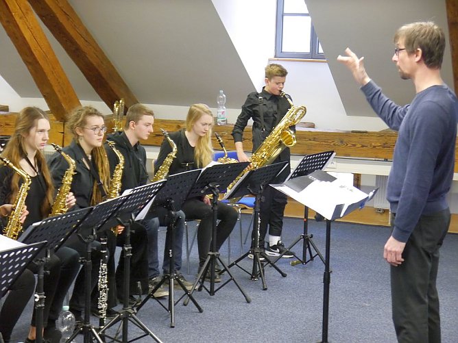 Landesjugendbigband im Workshop (Foto: J&uuml;rgen Kieper)